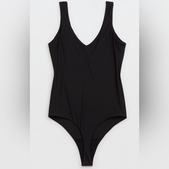 NWT Aerie Smoothez Plunge Bodysuit - Picture 2 of 2